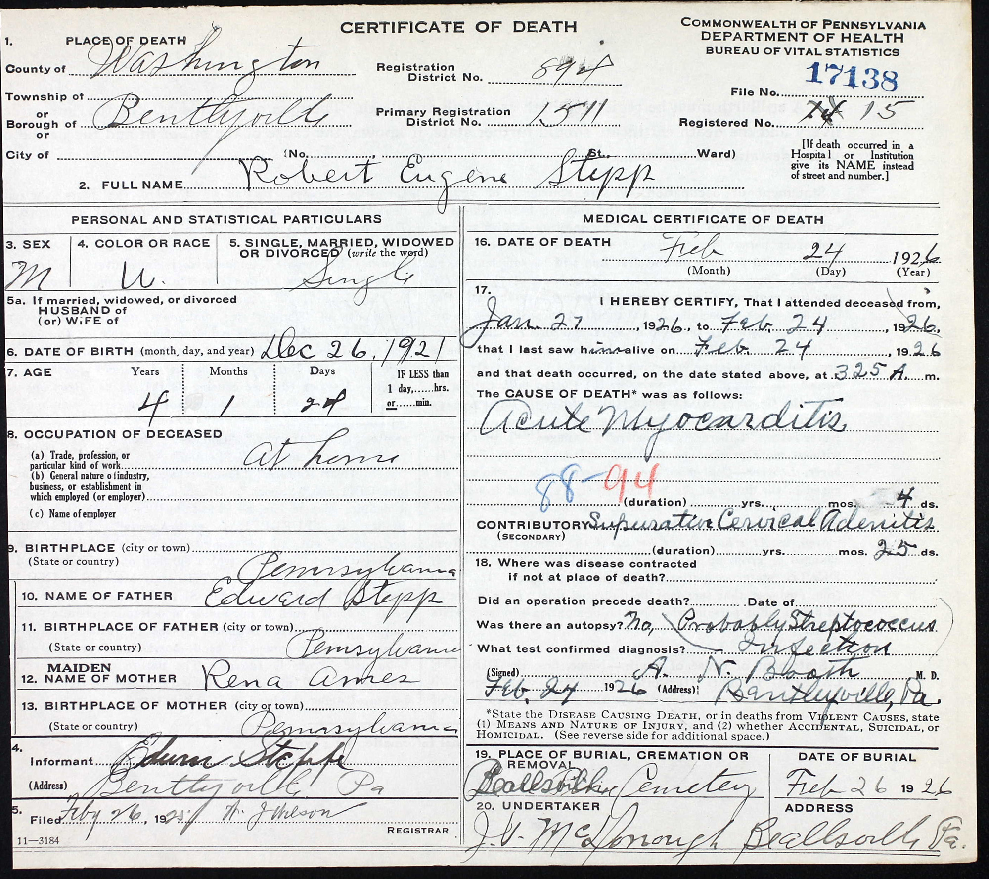 Robert Eugene Stepp
